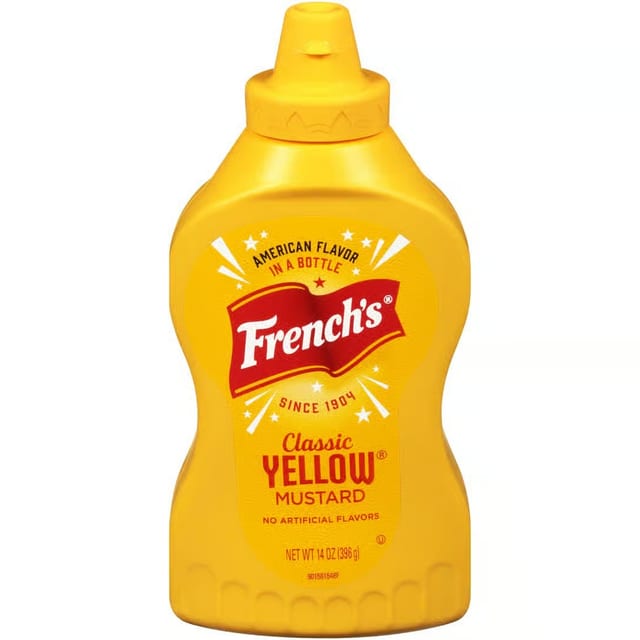 French's Classic Yellow Mustard 14 oz. Squeeze Bottle.