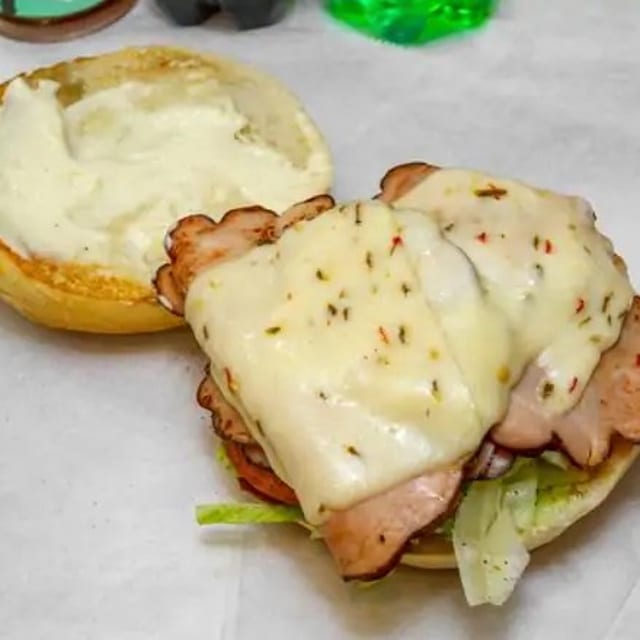 Boar's Head Deluxe Ham Sandwich.