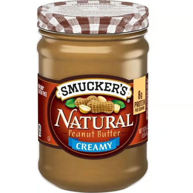 Smucker's Natural Creamy Peanut Butter.