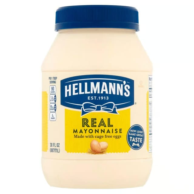 Hellmann's Real Mayonnaise.