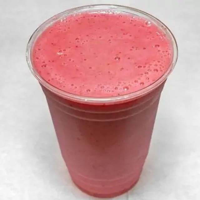 Strawberries on Broadway Smoothie.